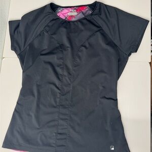 Fila Women's Black Short Sleeve Tee